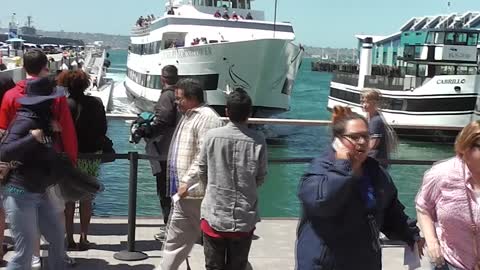 Whale Watching Boat Crashing Into San Diego Dock