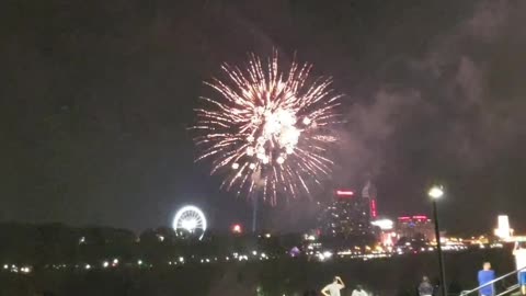 Fireworks At Niagara Falls