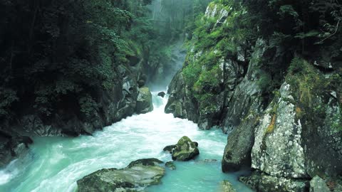 waterfalls-river-dolomiti-lake