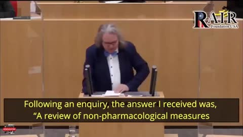 Member of German Parliament speaks of media lies and propaganda concerning COVID-19