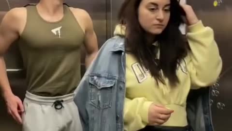 American bodybuilder prank funny sexy hot video reaction #shorts