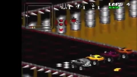 SUPER NINTENDO - Rock n' Roll Racing | A Retro Gameplay