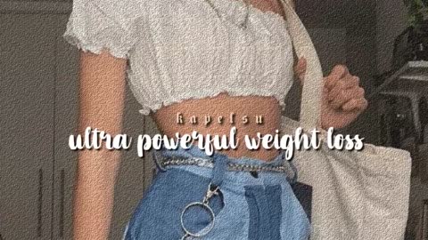 hyper powerful weight loss subliminal [listen only once]