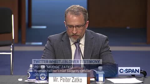 Sen. John Kennedy Questions Peiter Zatko re: Twitter User Personal Information