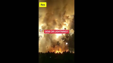 DEW Invades Maui..massive fires melting metal? trees are still standing?