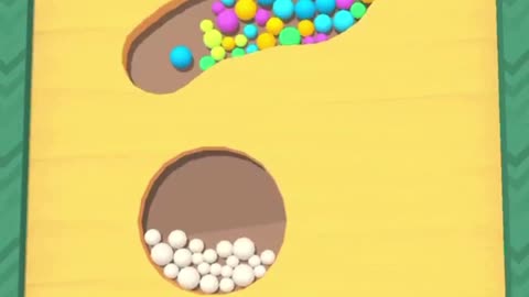 Designing hourglass colored balls is a creative idea