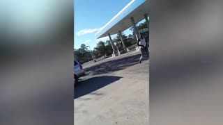 Man sucker-punched with a pistol at a gas station in Alabama