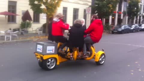 6-person bicycle spotted in Berlin