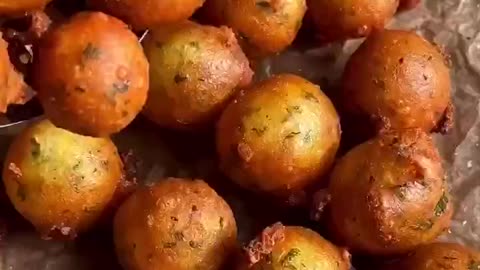 The crispiest potato balls