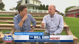 MLB Legend John Smoltz Joins Will Cain in Historic Setting