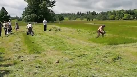 One man went to mow a meadow, well two actually!