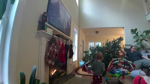 Dad Reflexes Save Christmas