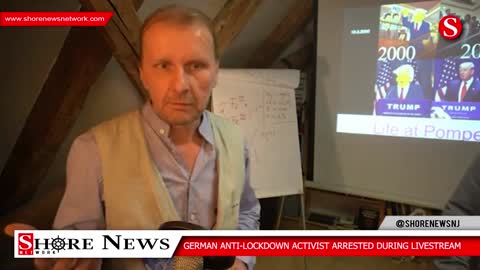 German Anti-Lockdown Activist Dr. Andreas Noack Arrested While Livestreaming
