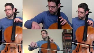 Sarabande from the 6th Suite for Solo Cello by J.S. Bach arr. for 4 cellos