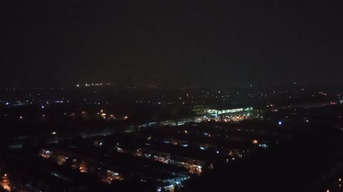 Rainy Night Skyline