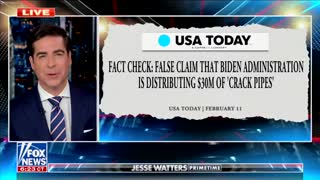 Jesse Watters BLASTS Fact Checkers Over Biden Crackpipe Kits