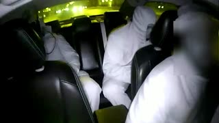 Nigerian brothers in taxi