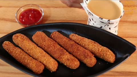 Crunchy Egg Fingers ! Easy tea time snacks with less ingredients