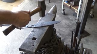 Forging a chefs knife