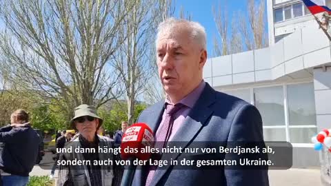 Bürgermeister von Berdjansk, Ukraine: Südostukraine wird bald zur Russischen Föderation gehören?