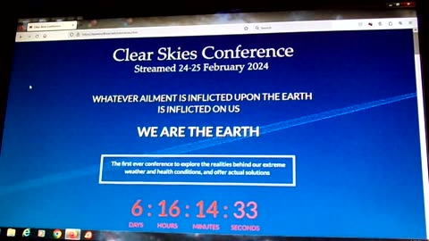 Clear Skies Conference live stream the 2/24-25/2024: