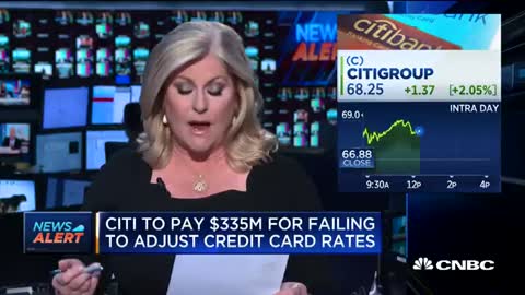 Citi to pay $335M for failing to adjust credit card rates