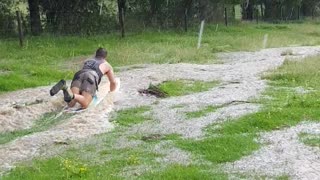 Surfing Down a Flooded Hillside