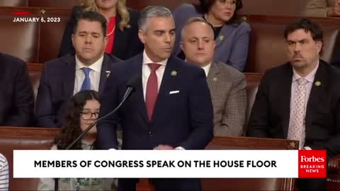 Patriot Academy Graduate & US Congressman Juan Ciscomani on the US House Floor
