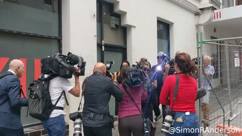 Former Green party MP Golriz Ghahraman arrives at Auckland District Court
