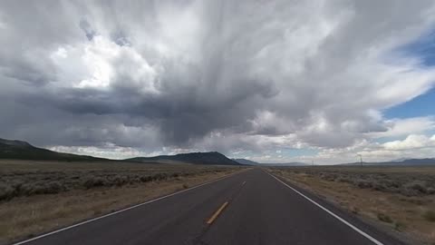 Storm Forming in the Sierra Nevada range