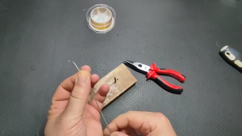 A wonderful technique for making fishing gear