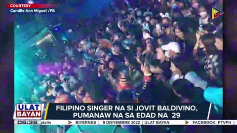 Filipino singer na si Jovit Baldivino, pumanaw na sa edad na 29