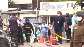 Incendio en hospital de Chile obliga a evacuar a pacientes covid-19 intubados