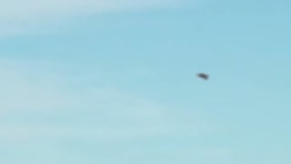 Strange object in the sky disappears!