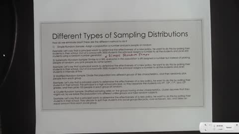 Bias and Random Sampling