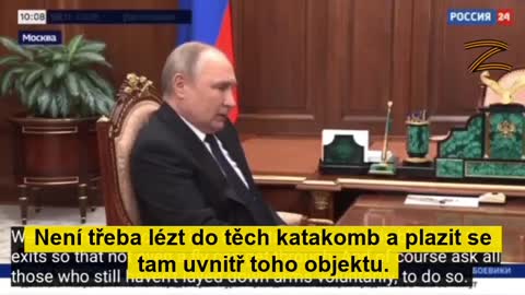 Putin o strategii v Azovstalu