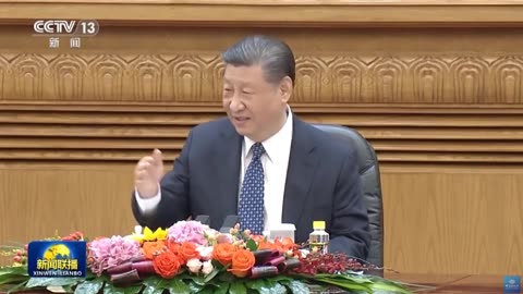 Xi Jinping meets with representatives from the U.S. business community