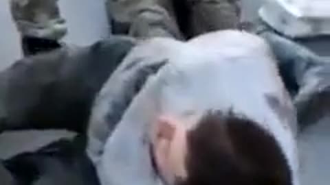 Ukranian soldiers showing their true colours & torturing Russian soldiers.