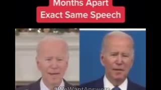 2 Biden's same speech months apart