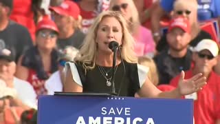 MAGA Crowd GOES NUTS When MTG Calls for Impeaching Biden and Firing Fauci