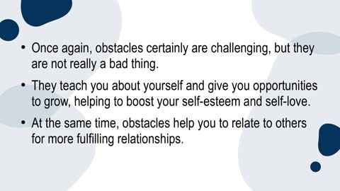 Overcome Obstacles 6