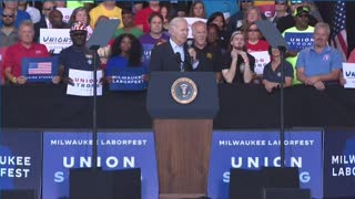 Biden yells: "We beat Pharma this year!"
