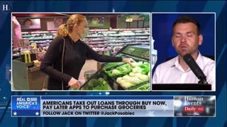 Jack Posobiec on Americans using buy-now-pay-later apps to purchase groceries