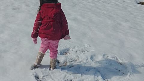 Snow angel ! Texas Snow 2021