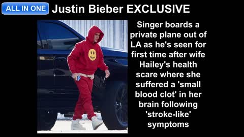 Justin Bieber Was Seen For The First Time Since His Wife Hailey's terrifying health Scare