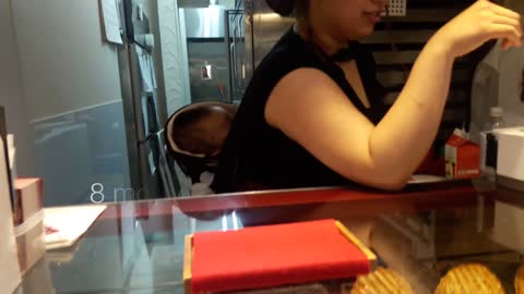 Hard Working Mom is Found at OSAKA Bakery Shop in Japan