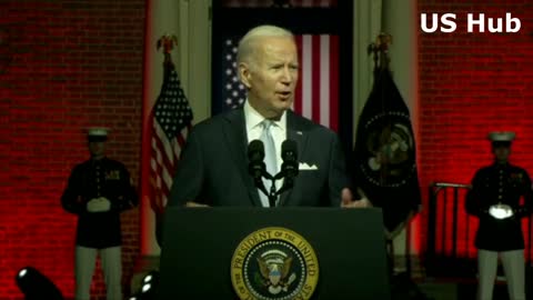 President Joe Biden primetime speech at Independence Hall in Philadelphia, Pennsylvania