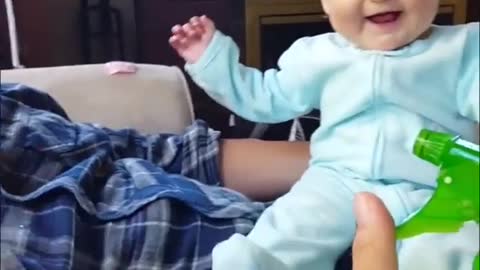 THE CUTEST FUNNY BABY REACTIONS