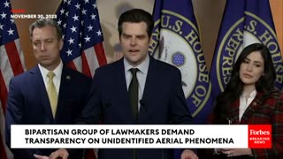 231204 Really Raises Questions Matt Gaetz Wonders If UAP Secrecy Is Necessary.mp4