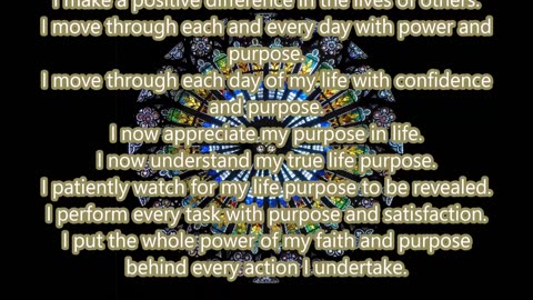 Teal- Visual Affirmations: Living With Purpose